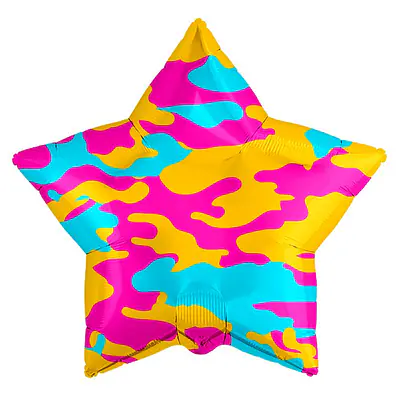 Звезда Ag «Камуфляж, Гламурный» 18″