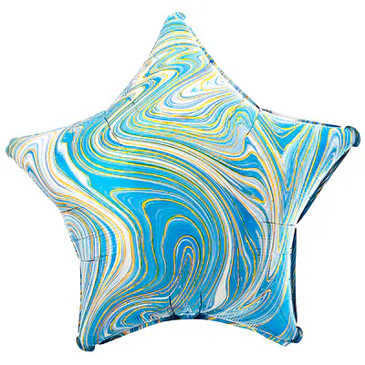 Звезда An «Мрамор Blue» 18″