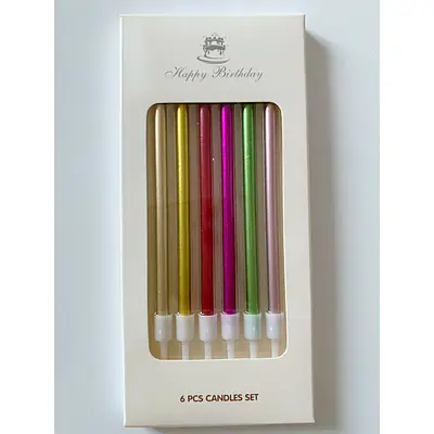 Металик, прямые микс, 6шт, 11см